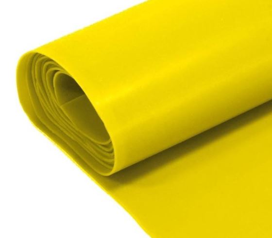 Q059 Yellow 45° Shore Abrassive Resistant Rubber Sheet