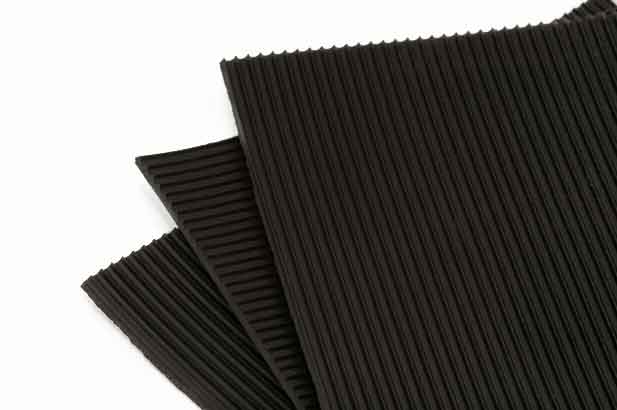 0360 450v Black Ribbed Electrical Insulation/Switchboard Matting