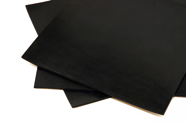 C515 Black 40° Shore Cloth Marked Abrasion Resistant Natural(NR) Rubber Sheet